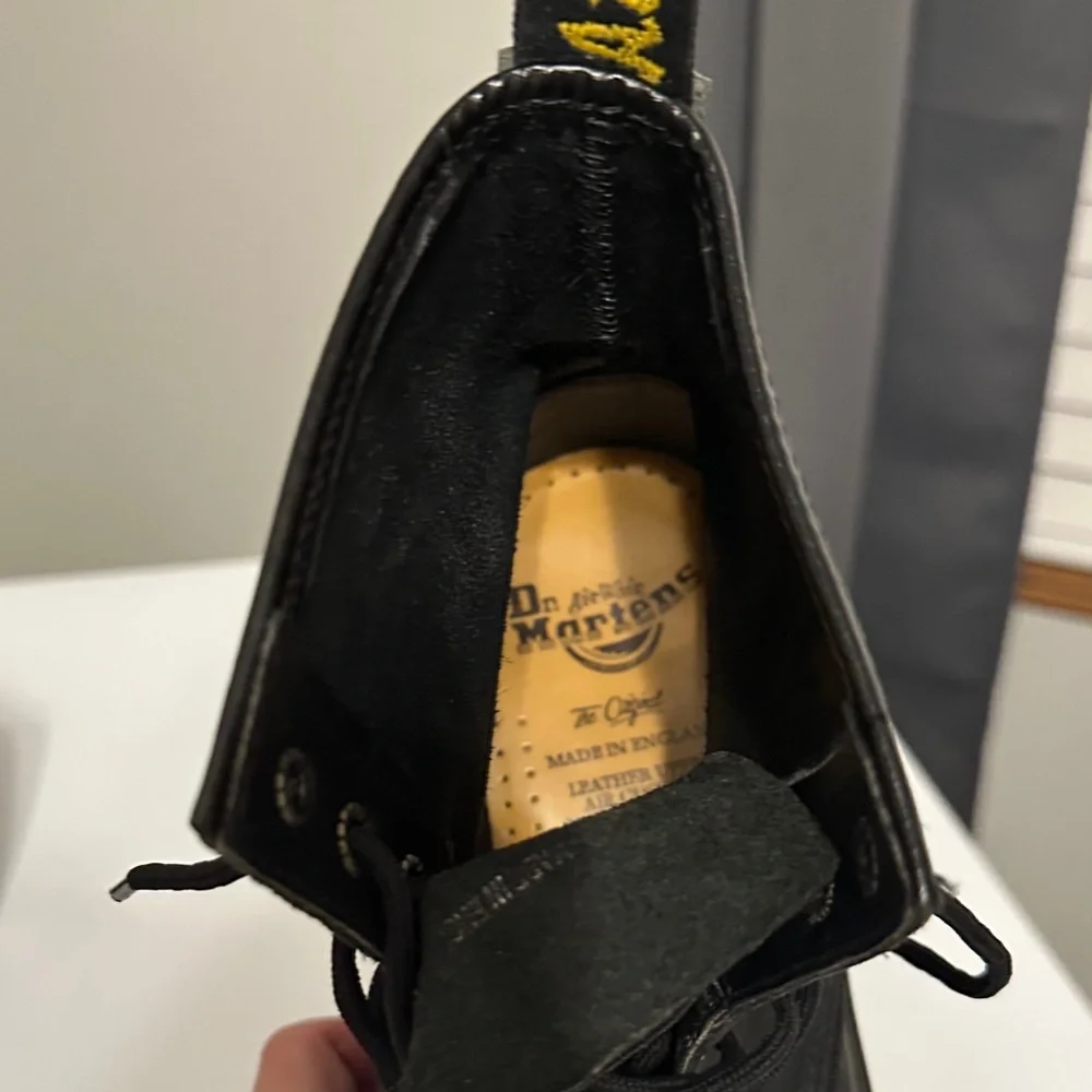 Dr. Martens Black Leather Boots 1460 - Picture 9 of 14